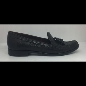 COLE HAAN Black Women's Woven Loafers Size 8 AA